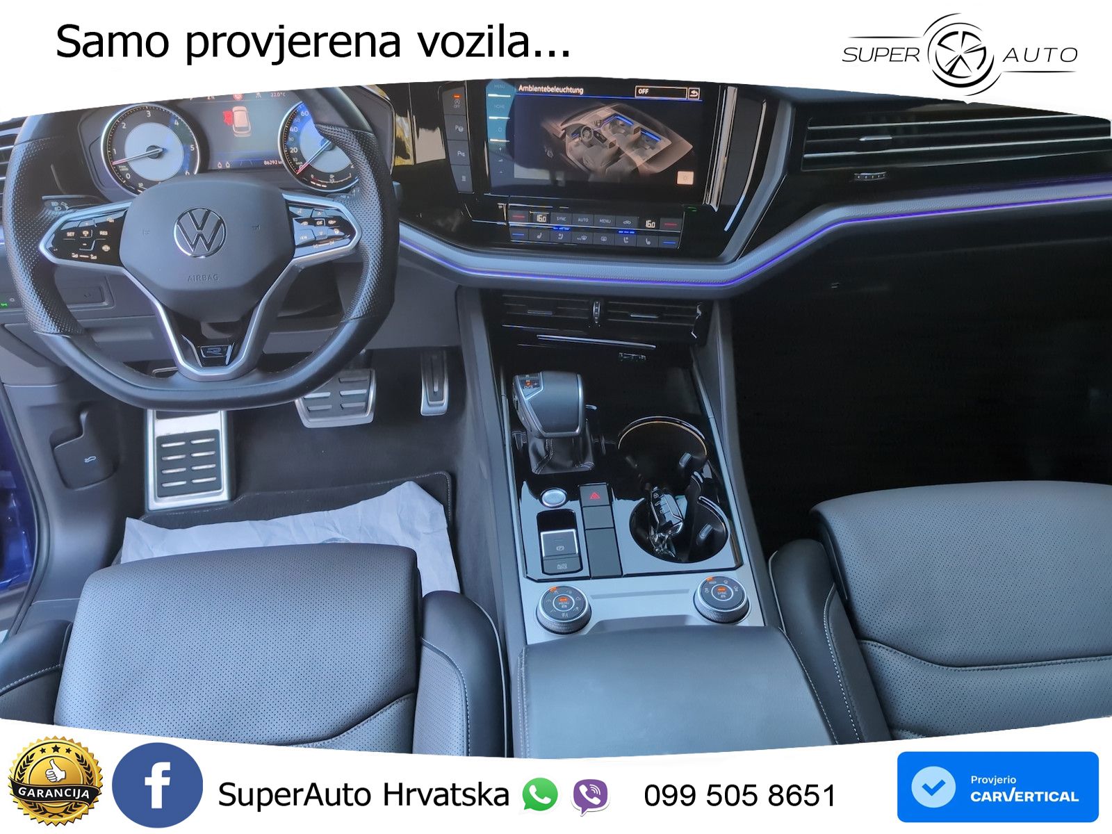 Volkswagen Touareg 3.0 V6 TDI (286 KS) 4MOTION Tiptronic R-Line LED+GR SJED+ACC