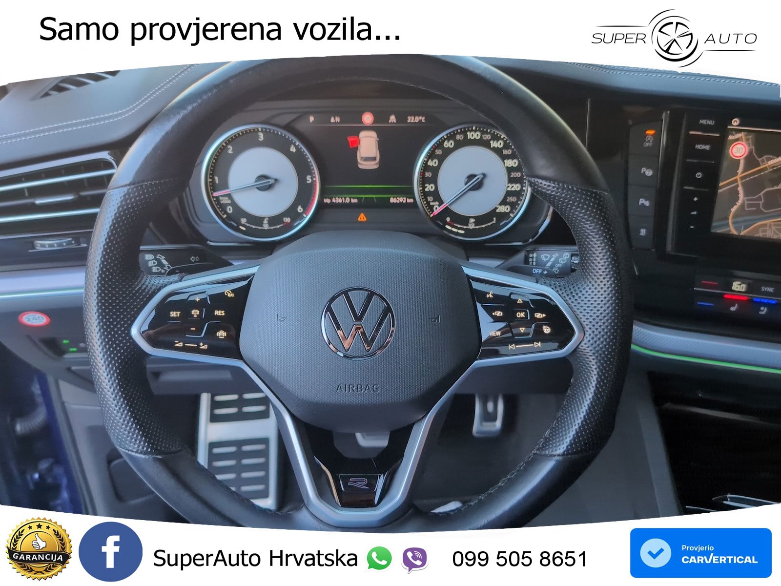 Volkswagen Touareg 3.0 V6 TDI (286 KS) 4MOTION Tiptronic R-Line LED+GR SJED+ACC