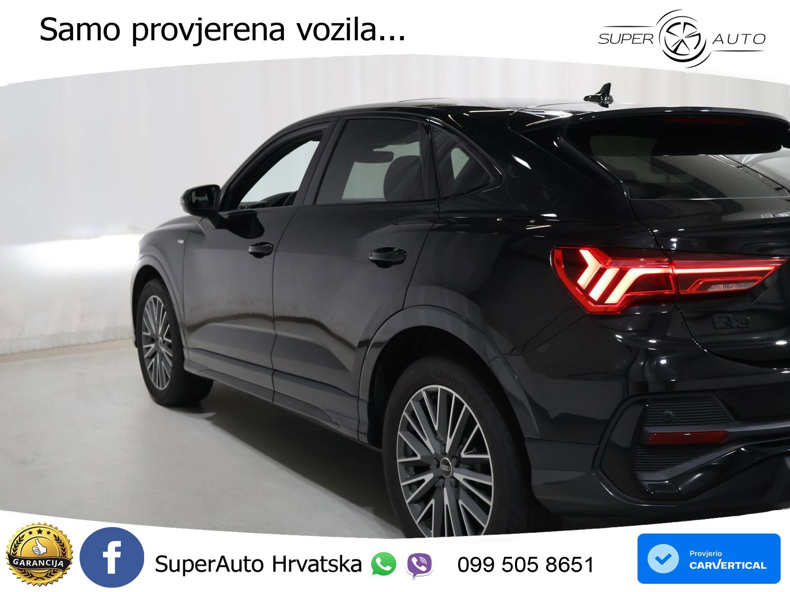 Audi Q3 Sportback 40 TDI (200 KS) quattro S tronic S line LED+GR SJED+ACC
