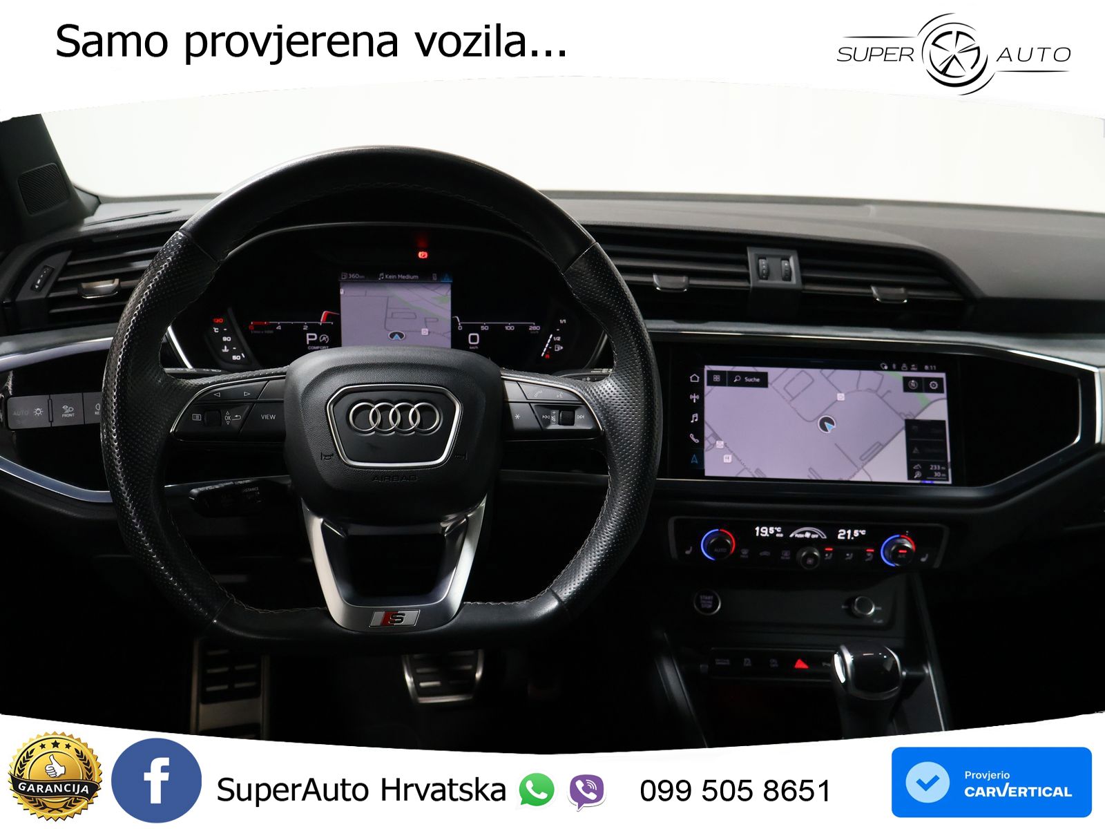 Audi Q3 Sportback 40 TDI (200 KS) quattro S tronic S line LED+GR SJED+ACC