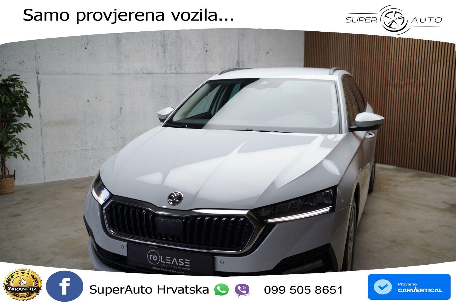 Škoda Octavia Combi 2.0 TDI (150 KS) DSG LED+GR SJED+ACC