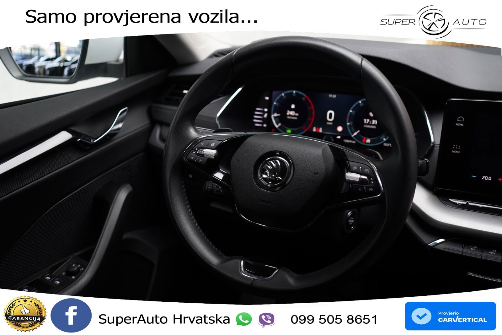 Škoda Octavia Combi 2.0 TDI (150 KS) DSG LED+GR SJED+ACC