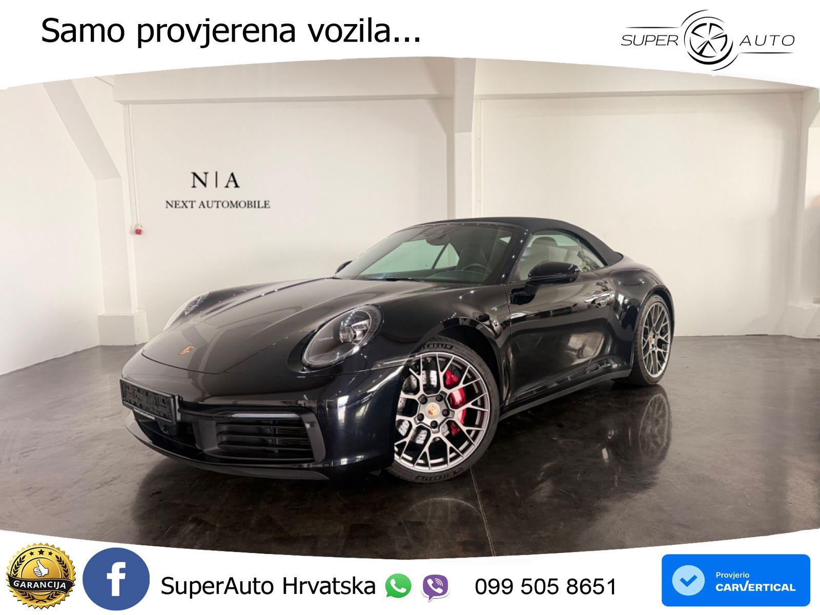 Porsche 911 Carrera S 3.0 (450 KS) PDK ZRAČNI+ACC+GR SJED+360