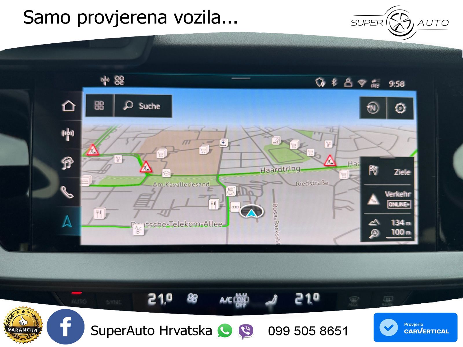 Audi A3 Limuzina 35 TFSI (150 KS) S line LED+GR SJED+ACC