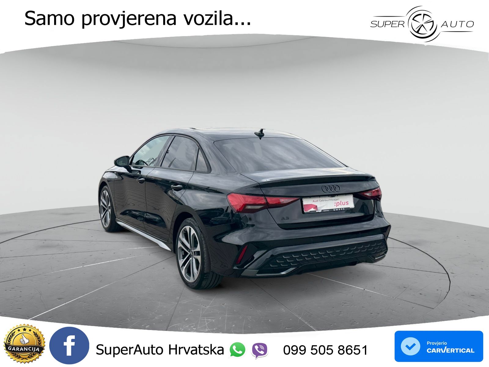 Audi A3 Limuzina 35 TFSI (150 KS) S line LED+GR SJED+ACC