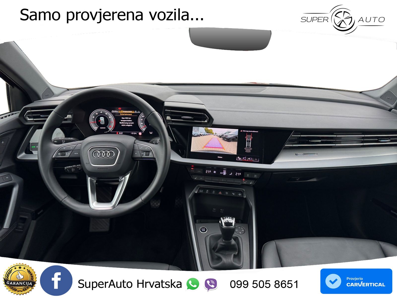 Audi A3 Limuzina 35 TFSI (150 KS) S line LED+GR SJED+ACC