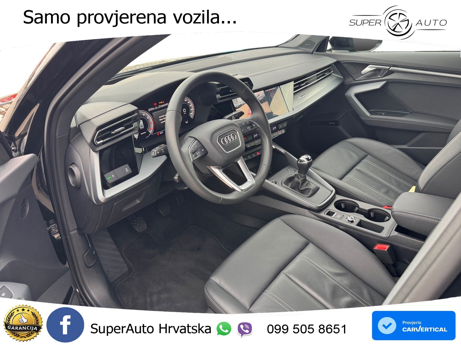 Audi A3 Limuzina 35 TFSI (150 KS) S line LED+GR SJED+ACC