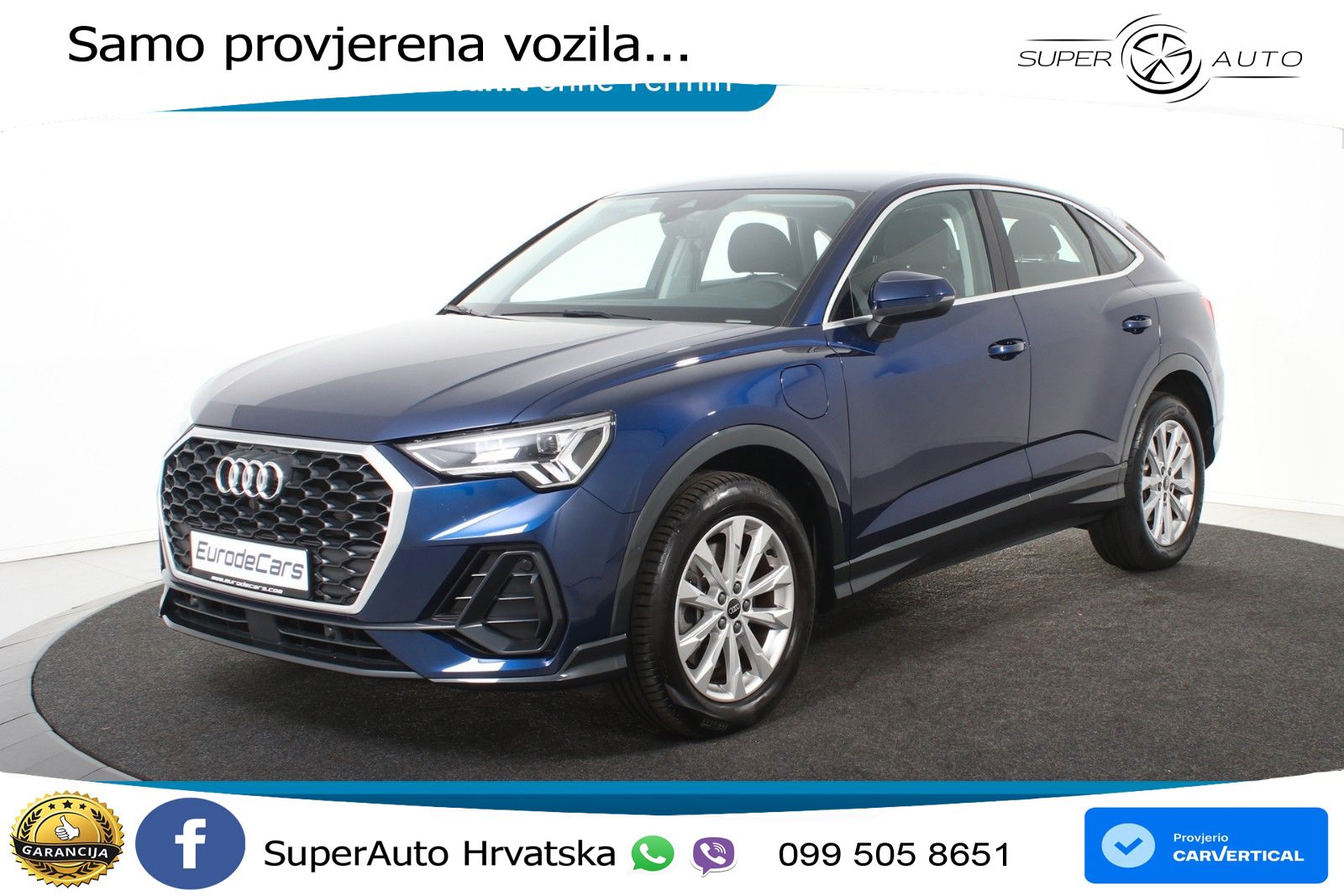 Audi Q3 45 TFSIe (245 KS) S tronic LED+GR SJED+ACC