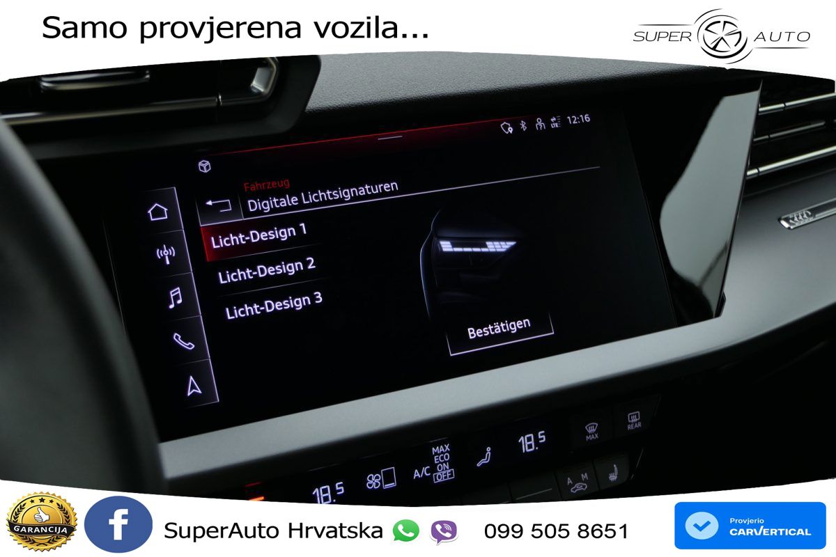 Audi A3 35 TFSI (150 KS) S line LED+GR SJED+ACC