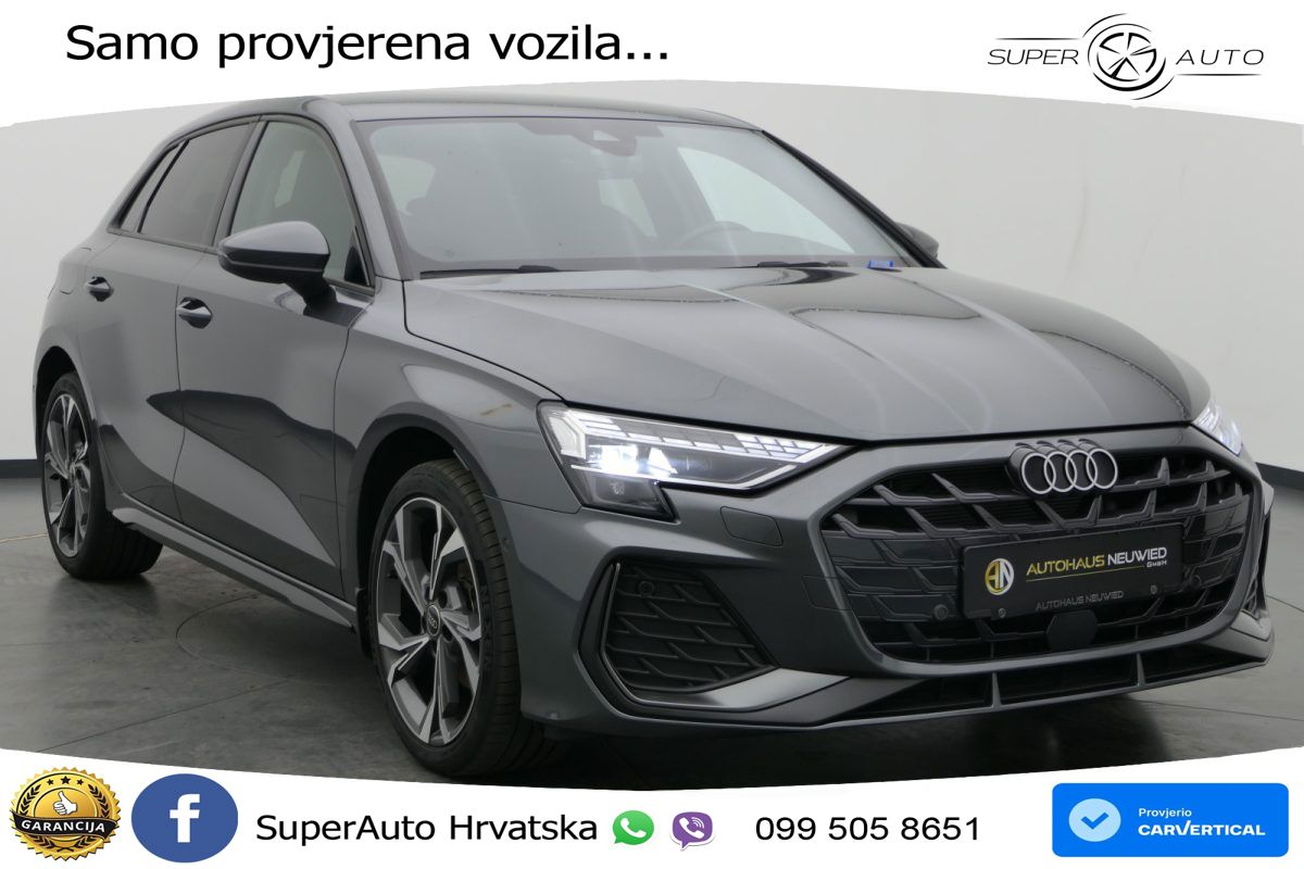 Audi A3 35 TFSI (150 KS) S line LED+GR SJED+ACC