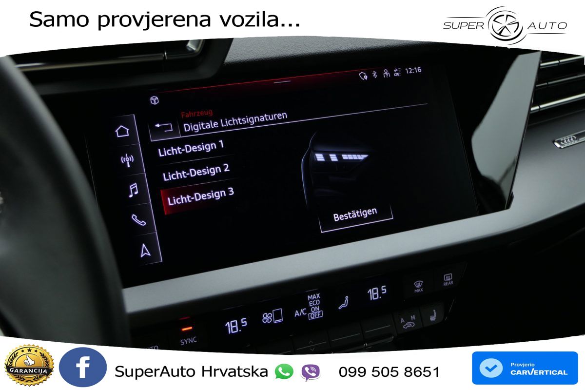 Audi A3 35 TFSI (150 KS) S line LED+GR SJED+ACC