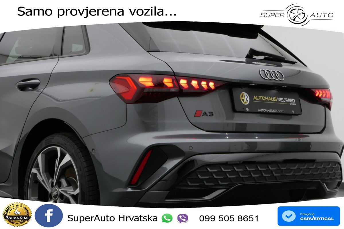 Audi A3 35 TFSI (150 KS) S line LED+GR SJED+ACC