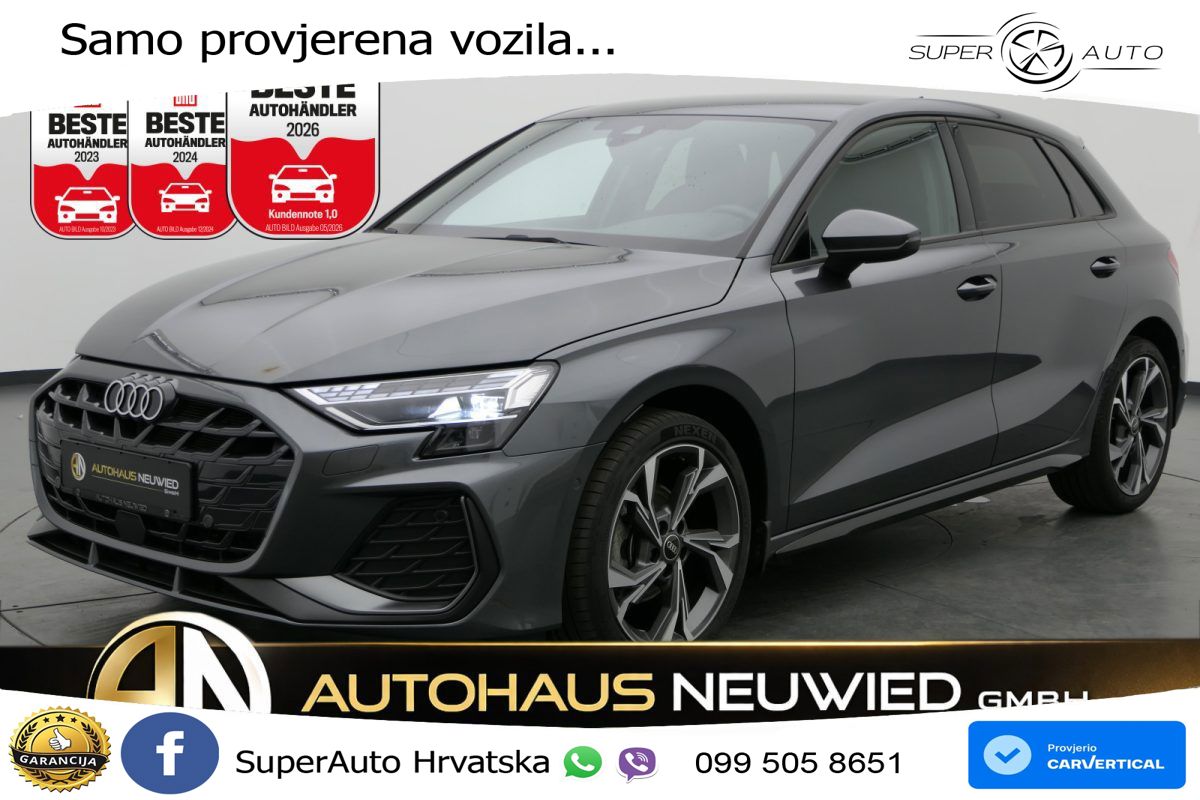 Audi A3 35 TFSI (150 KS) S line LED+GR SJED+ACC