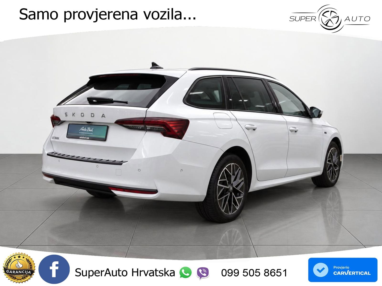 Škoda Octavia Combi 2.0 TDI (150 KS) DSG LED+GR SJED+ACC