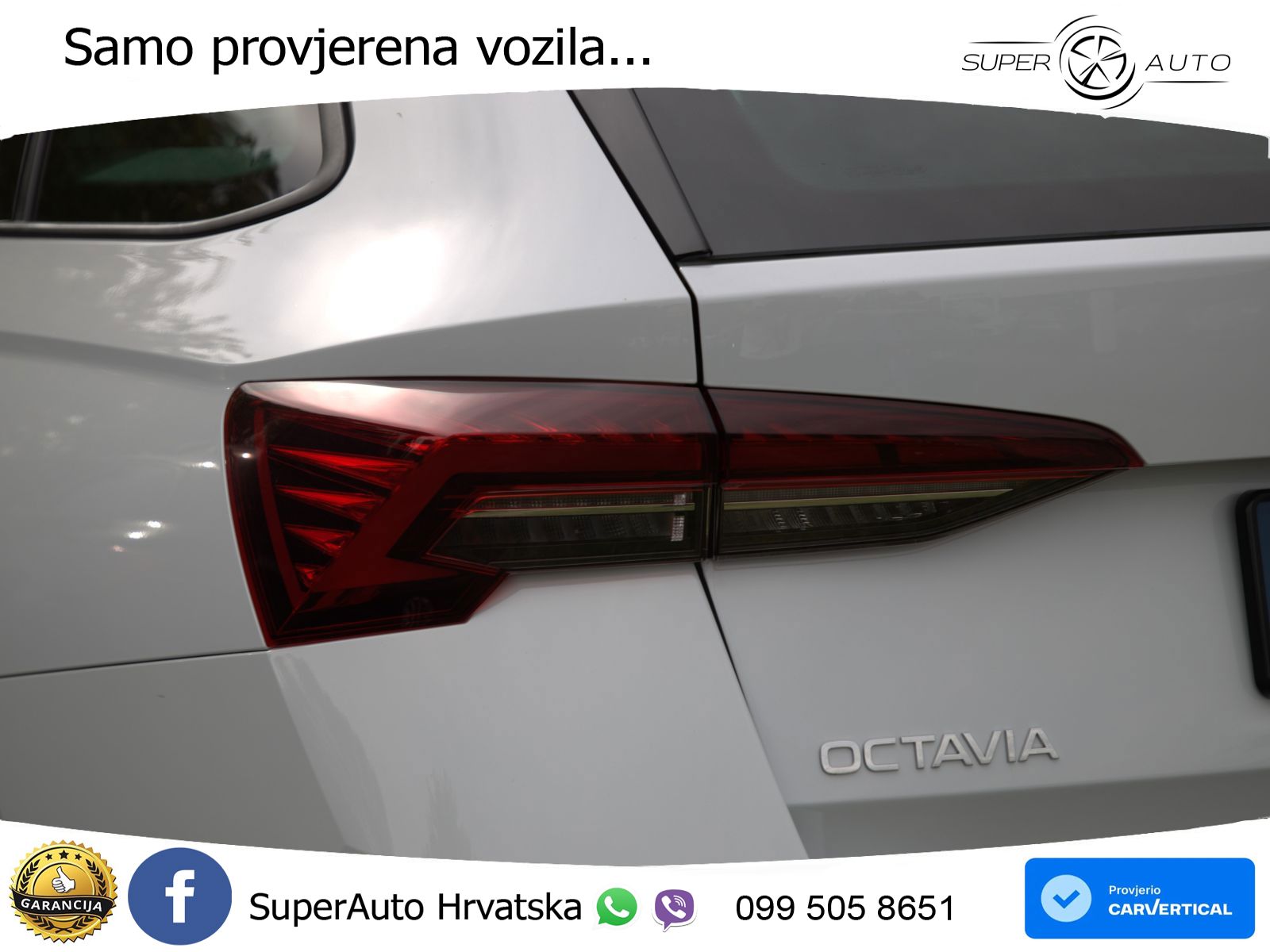 Škoda Octavia Combi 2.0 TDI (150 KS) DSG LED+GR SJED+ACC