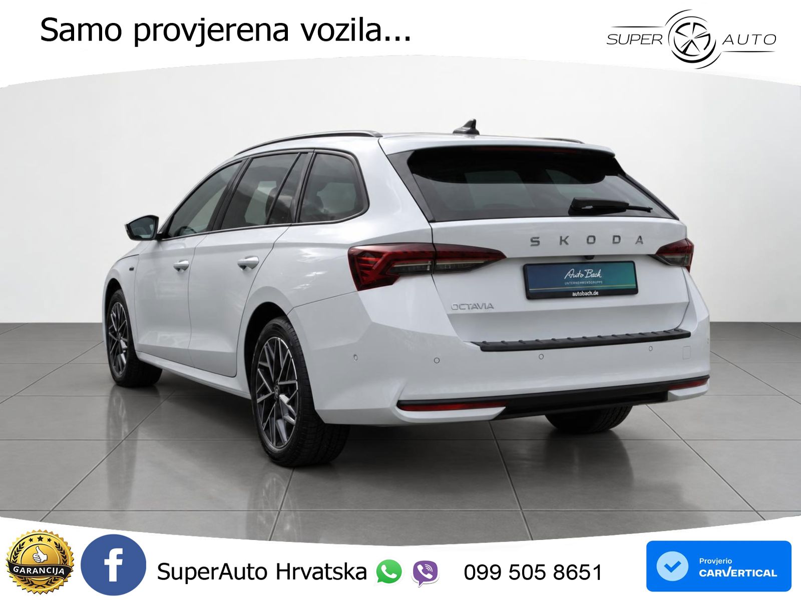 Škoda Octavia Combi 2.0 TDI (150 KS) DSG LED+GR SJED+ACC