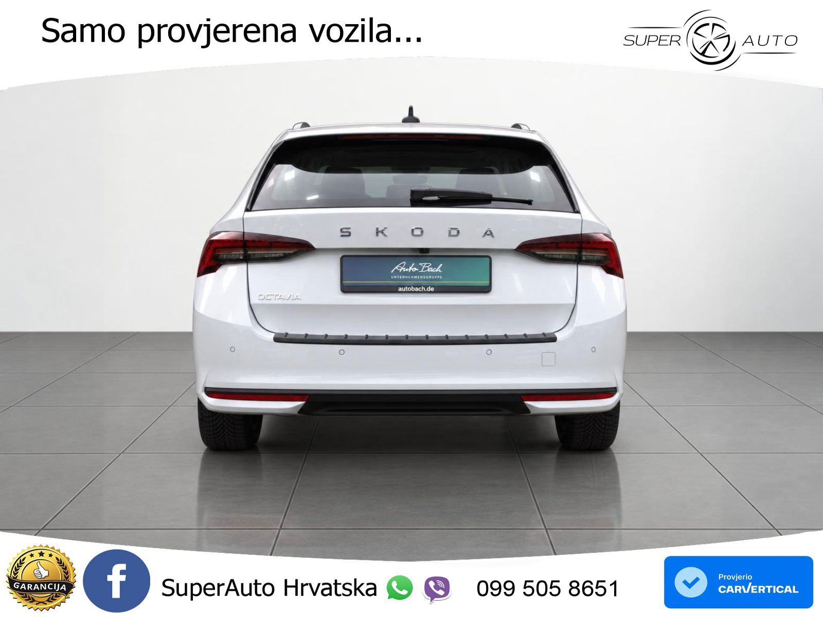 Škoda Octavia Combi 2.0 TDI (150 KS) DSG LED+GR SJED+ACC