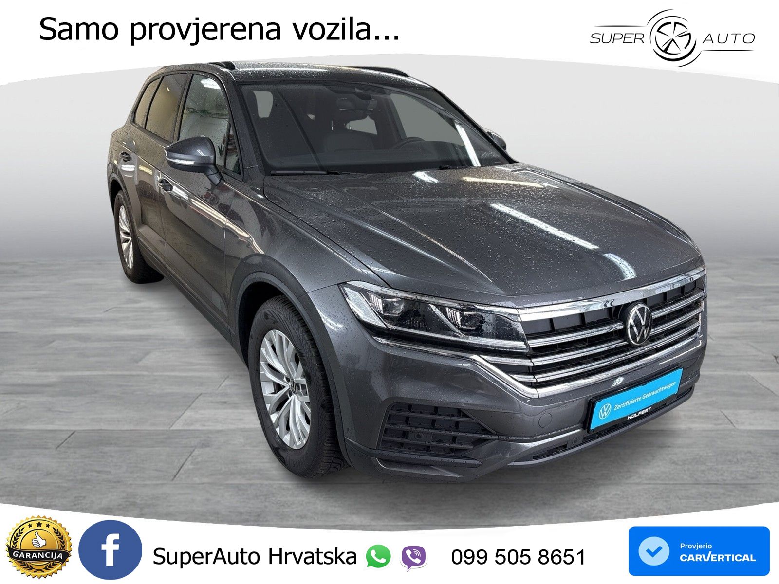 Volkswagen Touareg 3.0 V6 TDI (231 KS) 4MOTION Tiptronic ZRAČNI+ACC+GR SJED+KAM