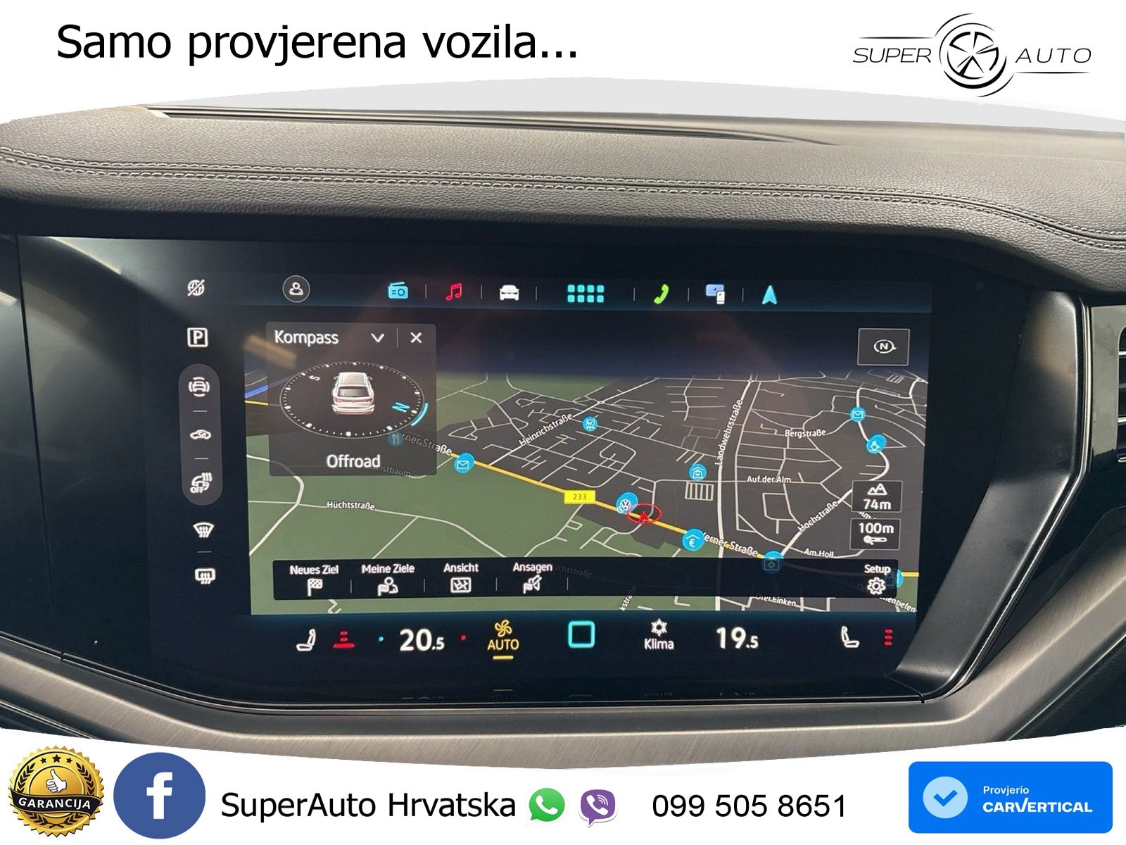 Volkswagen Touareg 3.0 V6 TDI (231 KS) 4MOTION Tiptronic ZRAČNI+ACC+GR SJED+KAM