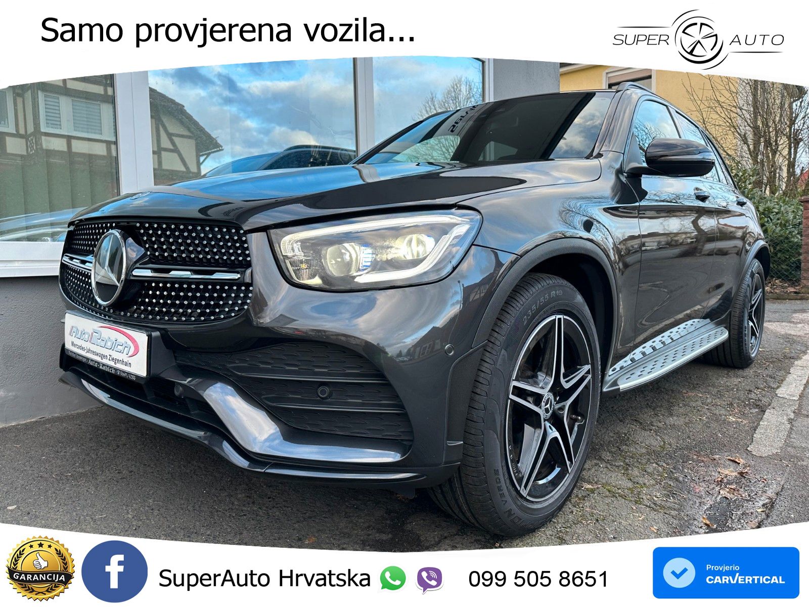 Mercedes GLC 300d (245 KS) 4MATIC G-TRONIC AMG LED+GR SJED+ACC