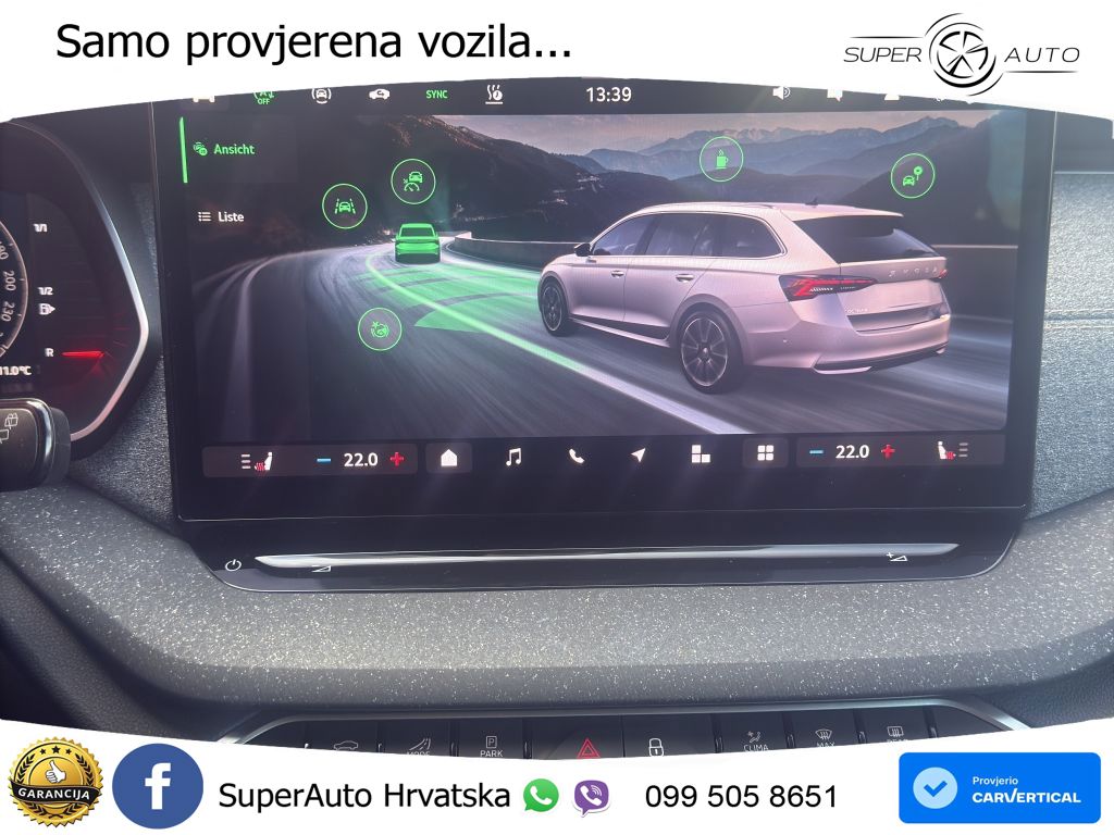 Škoda Octavia Combi 2.0 TDI (150 KS) DSG Selection LED+GR SJED+ACC