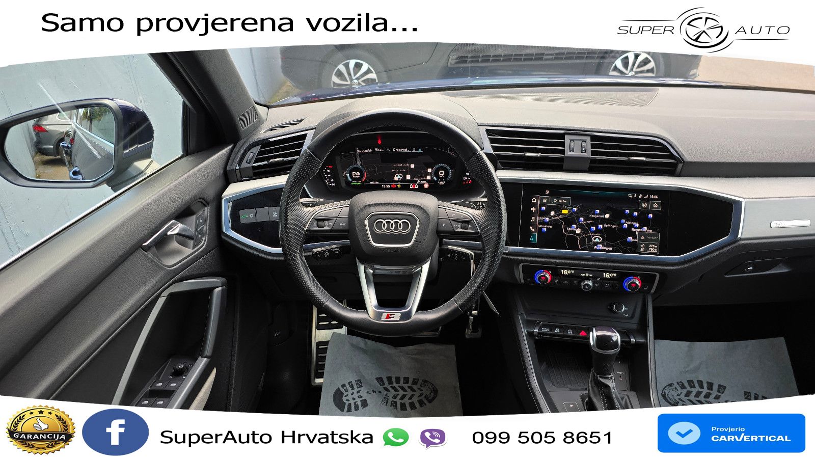 Audi Q3 Sportback 35 TFSI (150 KS) S tronic S line LED+GR SJED+ACC