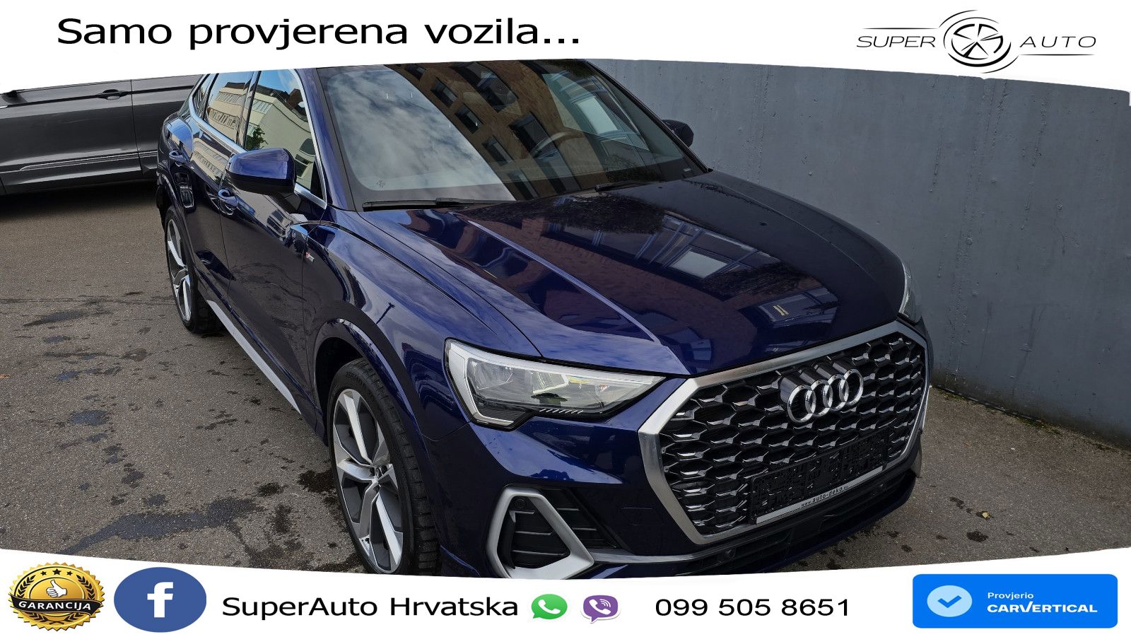 Audi Q3 Sportback 35 TFSI (150 KS) S tronic S line LED+GR SJED+ACC