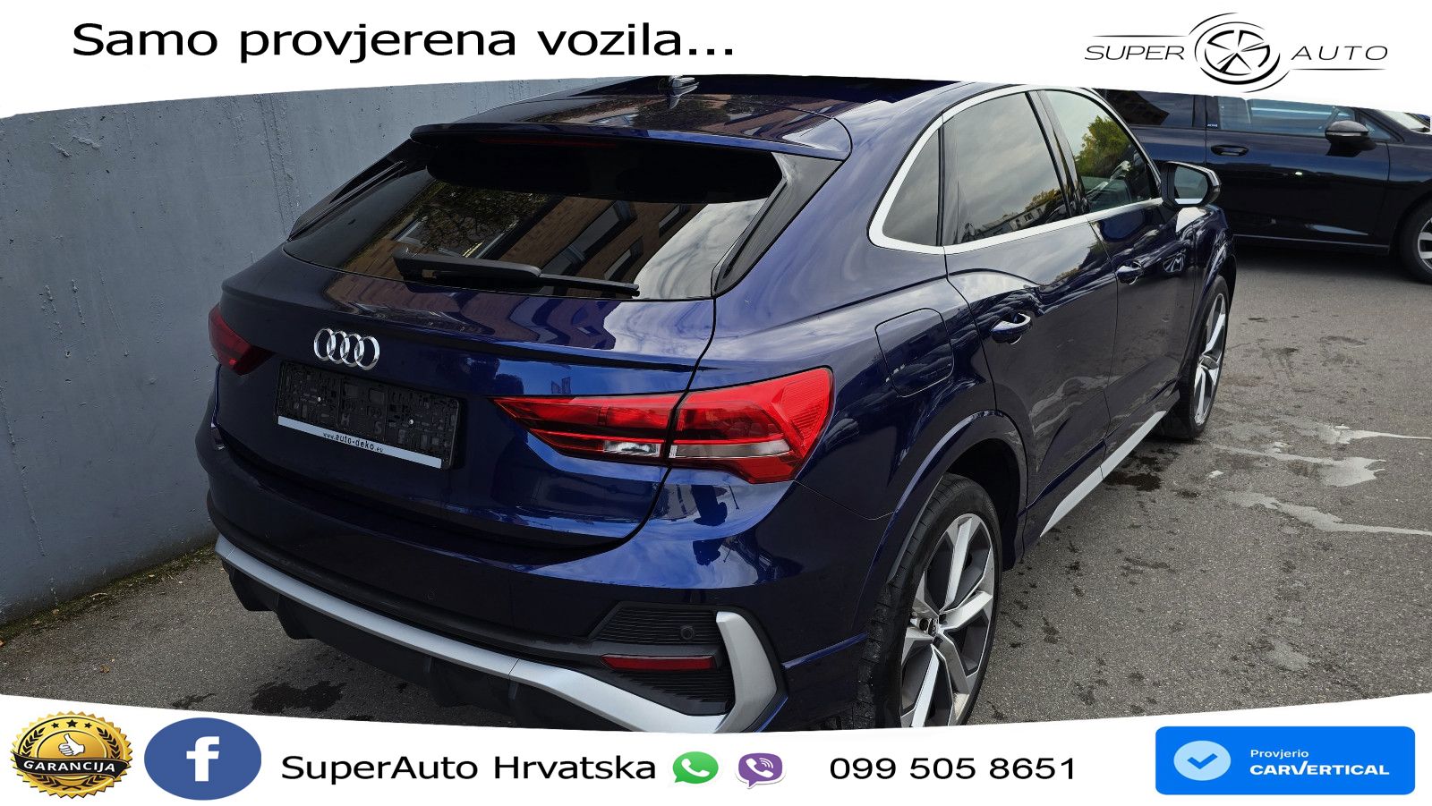 Audi Q3 Sportback 35 TFSI (150 KS) S tronic S line LED+GR SJED+ACC