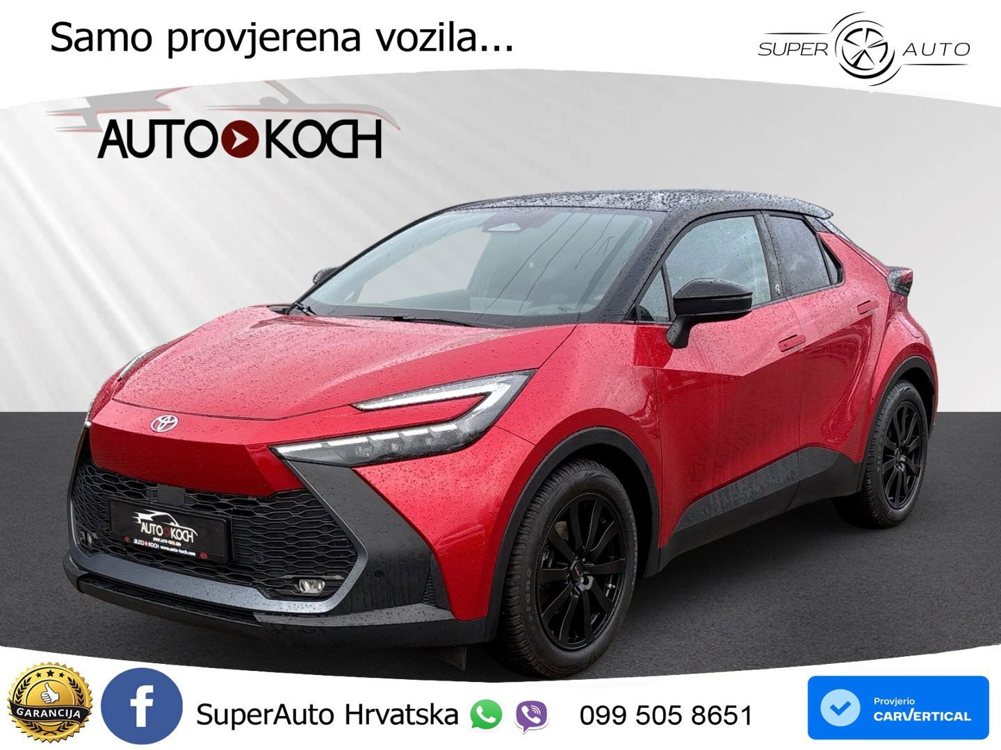 Toyota C-HR 1.8 (140 KS) Hybrid e-CVT Team Deutschland LED+GR SJED+ACC