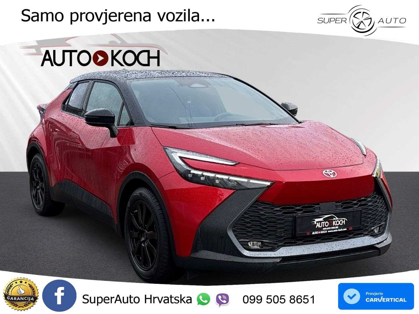 Toyota C-HR 1.8 (140 KS) Hybrid e-CVT Team Deutschland LED+GR SJED+ACC