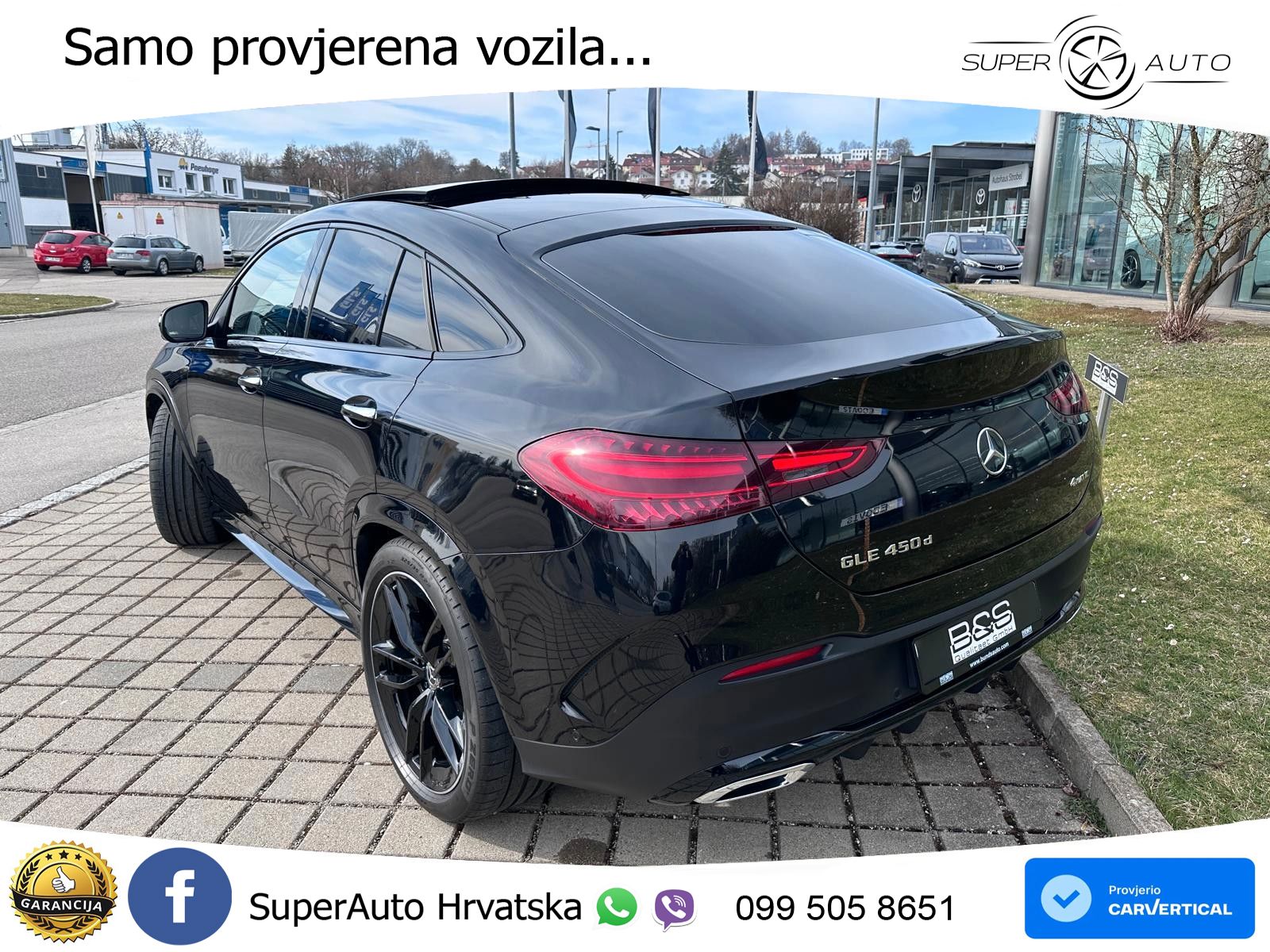 Mercedes GLE 450d (367 KS) EQ Boost 4MATIC 9G-TRONIC AMG ACC+HEAD+GR SJED+360+PANO