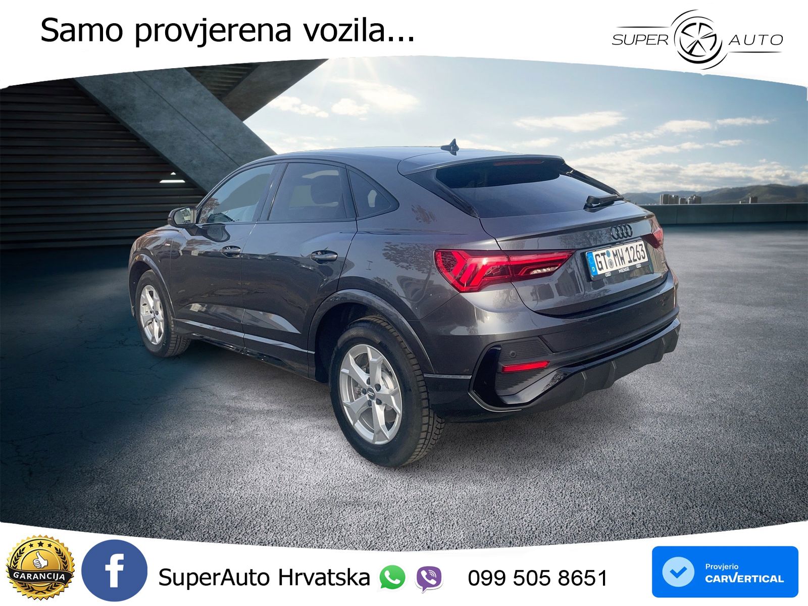 Audi Q3 II Sportback 40 TFSI (190 KS) quattro S tronic S line MATRIX+GR SJED+KAM