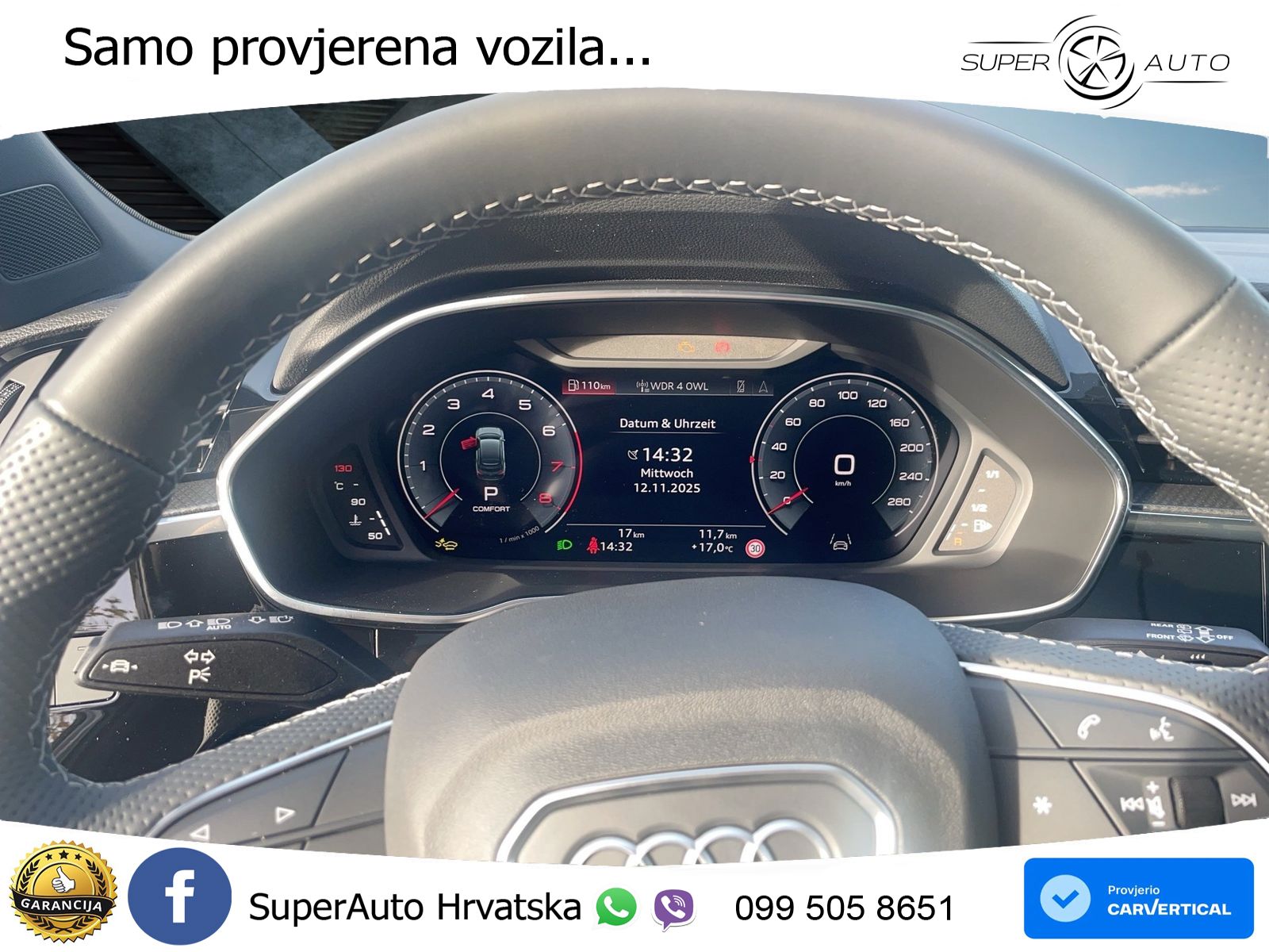 Audi Q3 II Sportback 40 TFSI (190 KS) quattro S tronic S line MATRIX+GR SJED+KAM