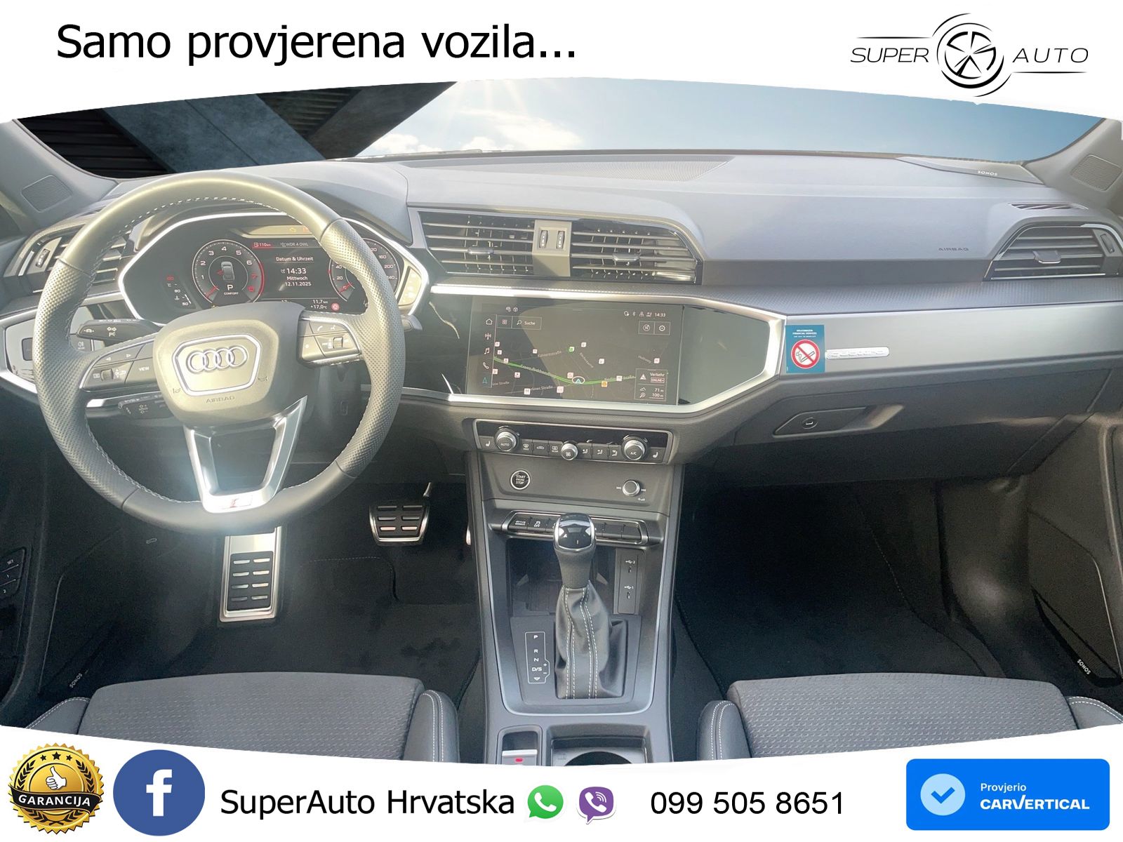 Audi Q3 II Sportback 40 TFSI (190 KS) quattro S tronic S line MATRIX+GR SJED+KAM