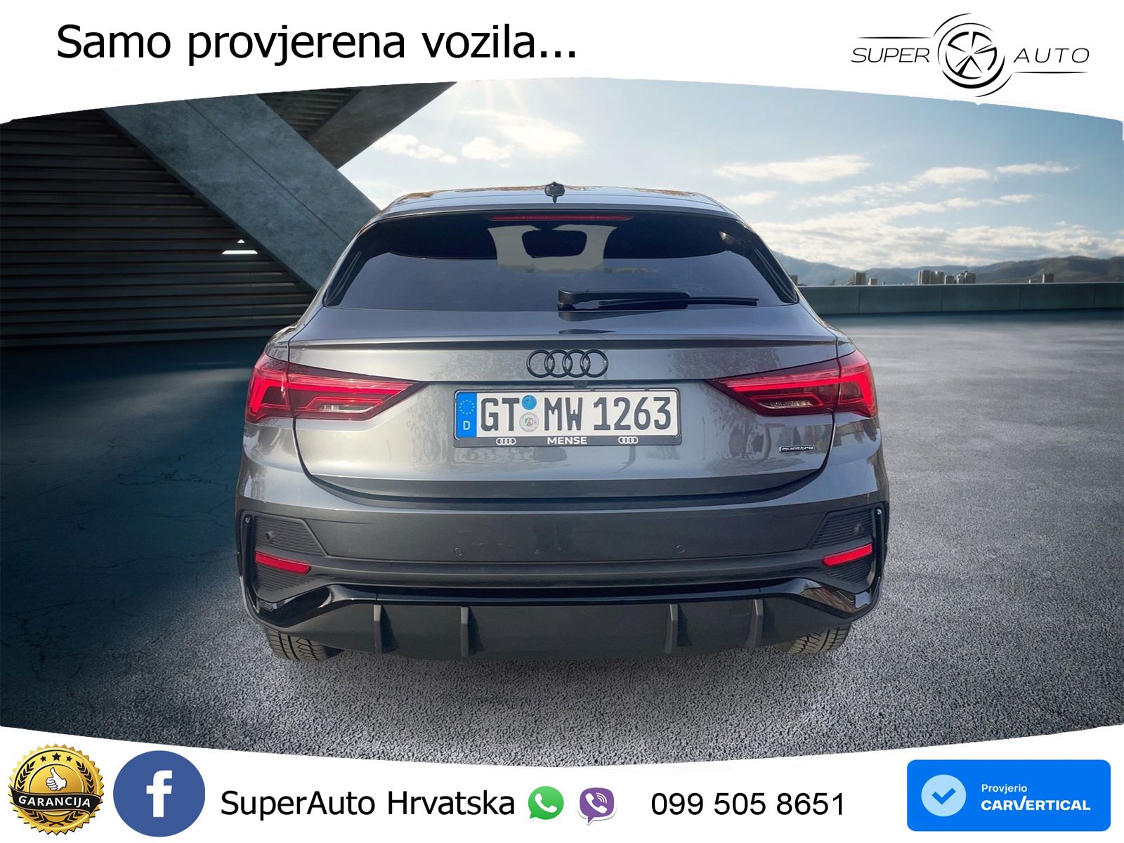 Audi Q3 II Sportback 40 TFSI (190 KS) quattro S tronic S line MATRIX+GR SJED+KAM