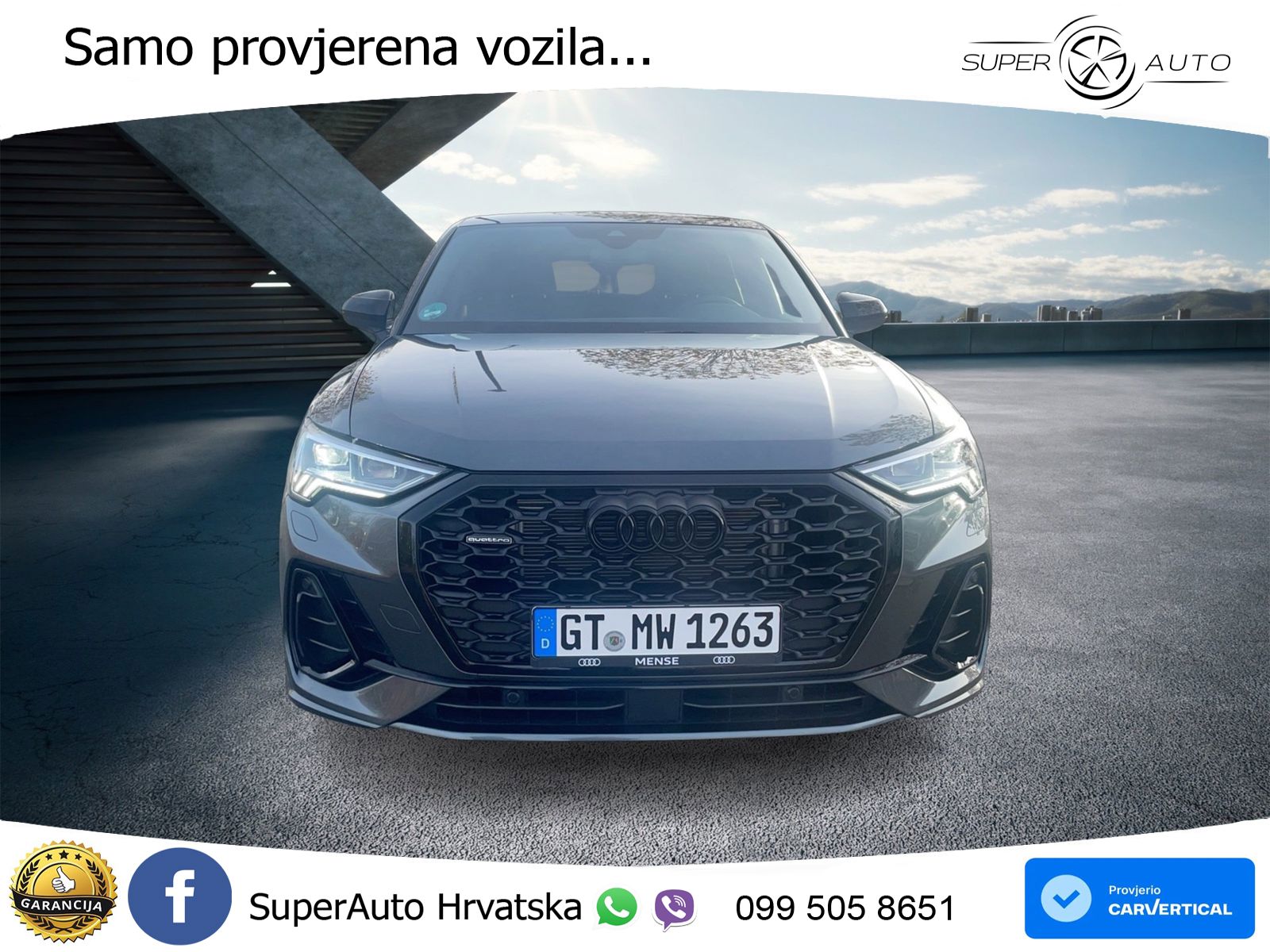 Audi Q3 II Sportback 40 TFSI (190 KS) quattro S tronic S line MATRIX+GR SJED+KAM