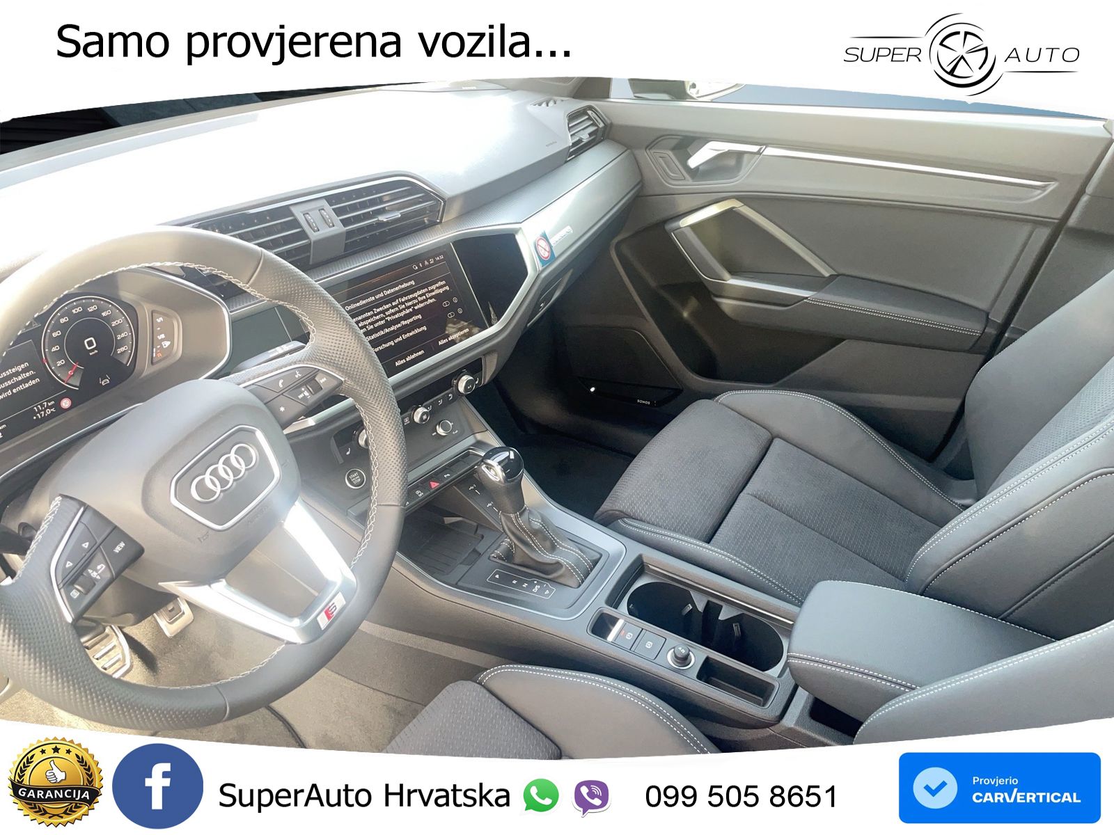 Audi Q3 II Sportback 40 TFSI (190 KS) quattro S tronic S line MATRIX+GR SJED+KAM