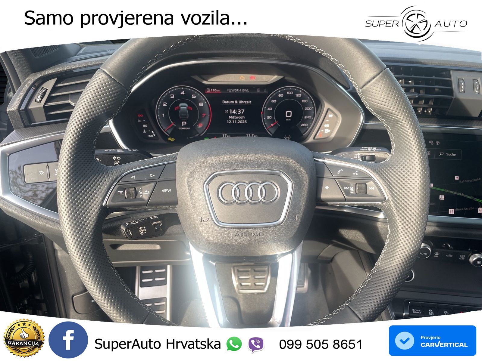 Audi Q3 II Sportback 40 TFSI (190 KS) quattro S tronic S line MATRIX+GR SJED+KAM
