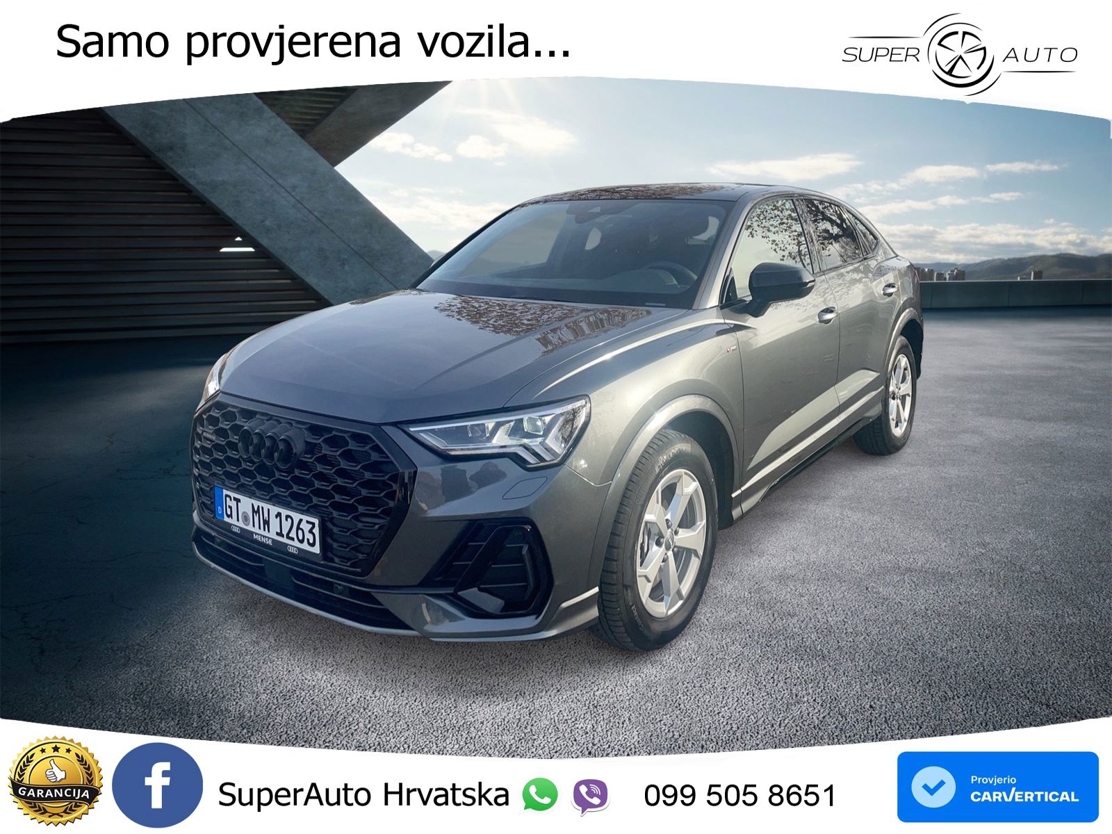 Audi Q3 II Sportback 40 TFSI (190 KS) quattro S tronic S line MATRIX+GR SJED+KAM
