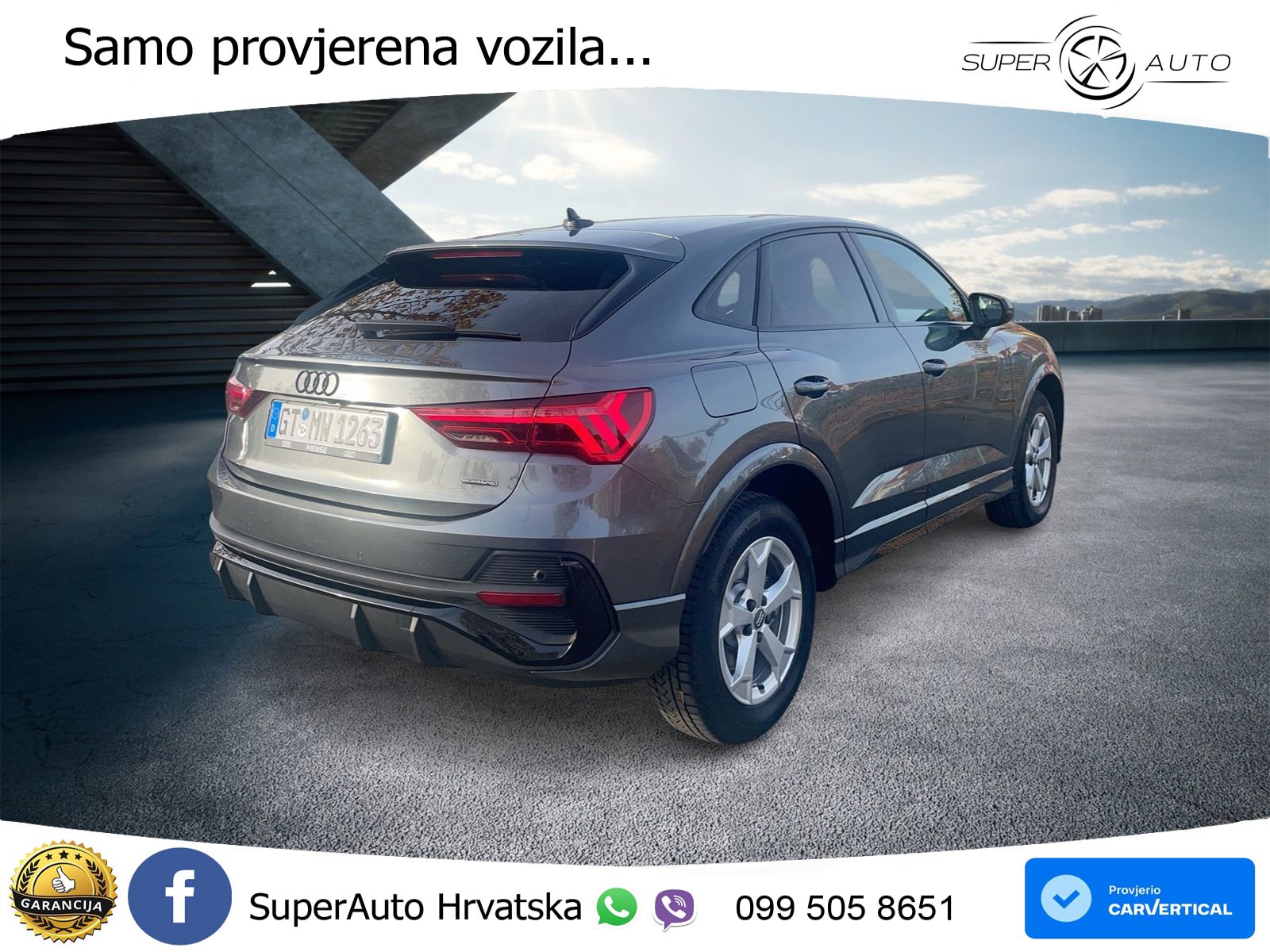 Audi Q3 II Sportback 40 TFSI (190 KS) quattro S tronic S line MATRIX+GR SJED+KAM