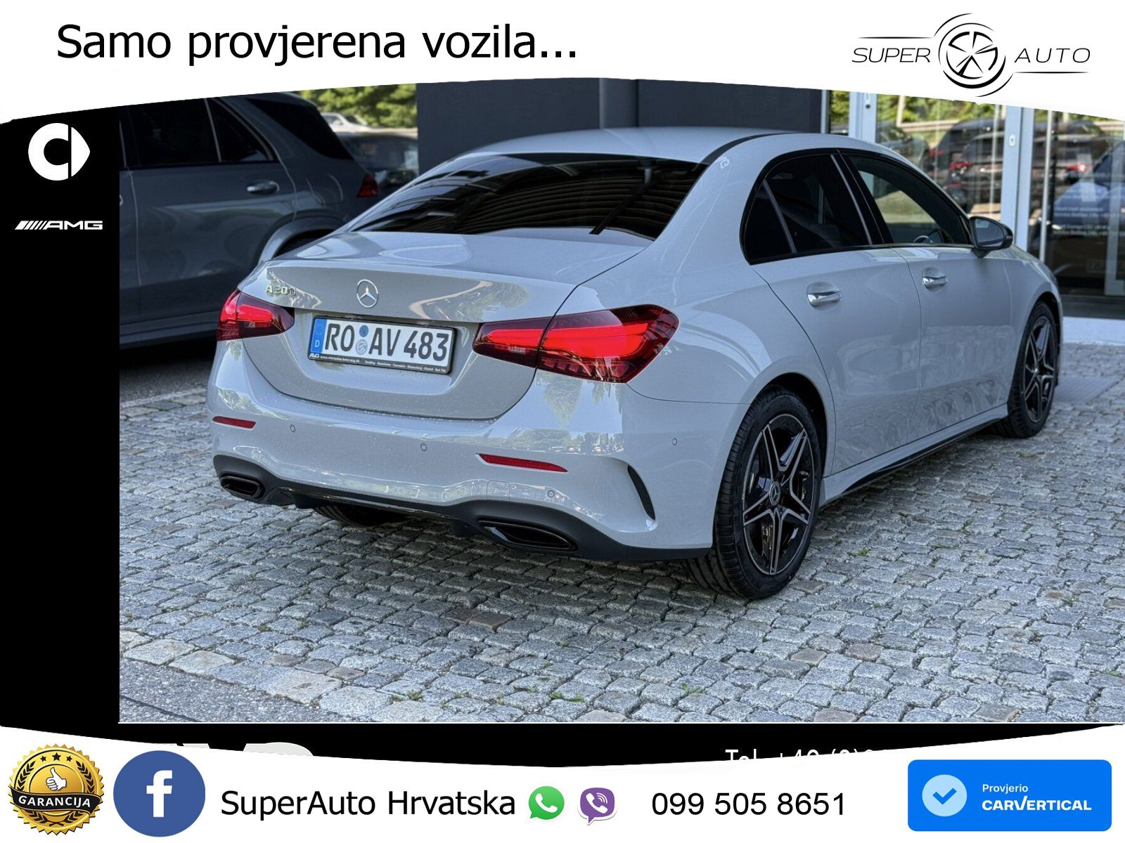 Mercedes-Benz A 200 7G-DCT AMG LED+GR SJED+ACC