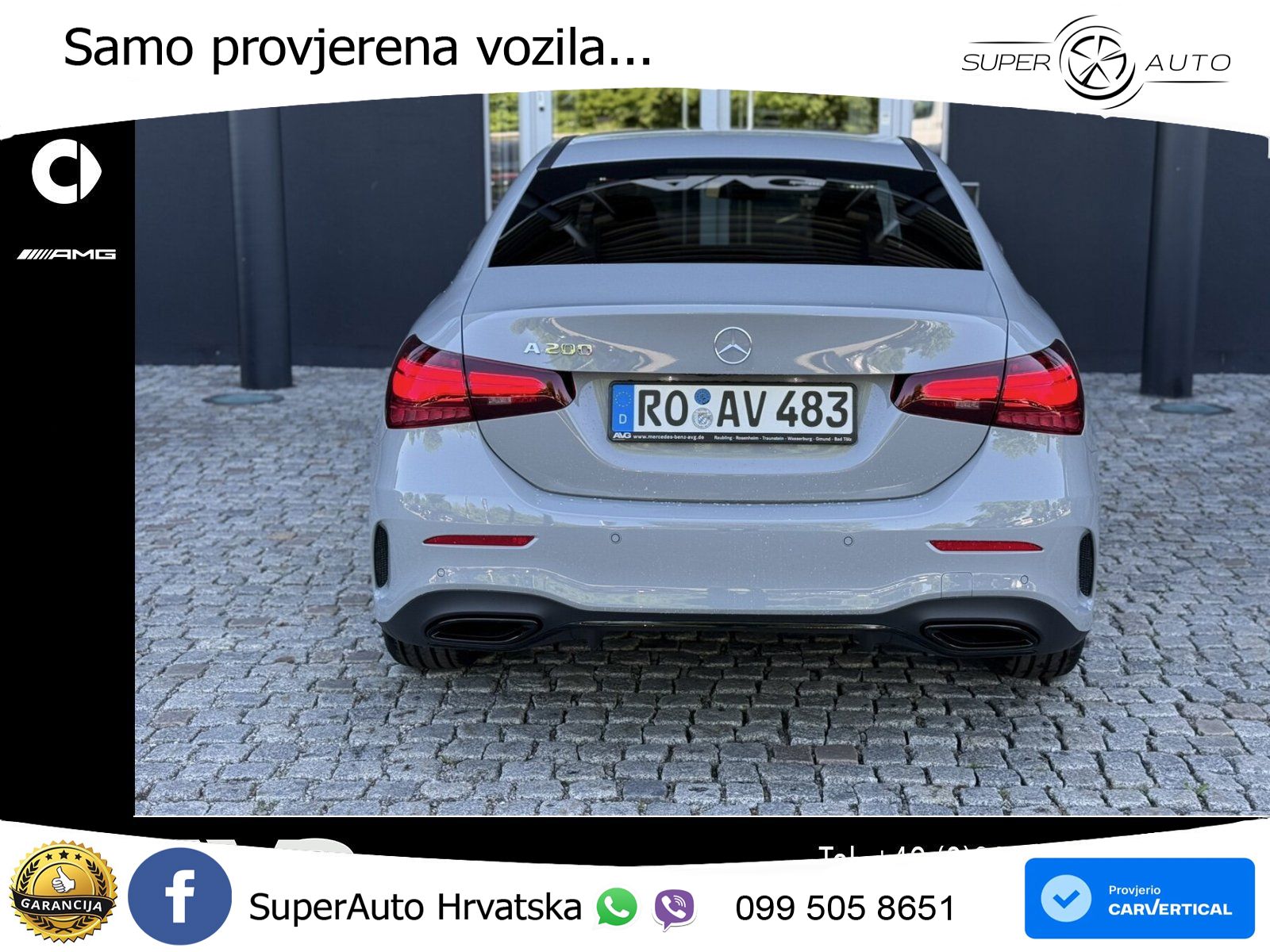 Mercedes-Benz A 200 7G-DCT AMG LED+GR SJED+ACC