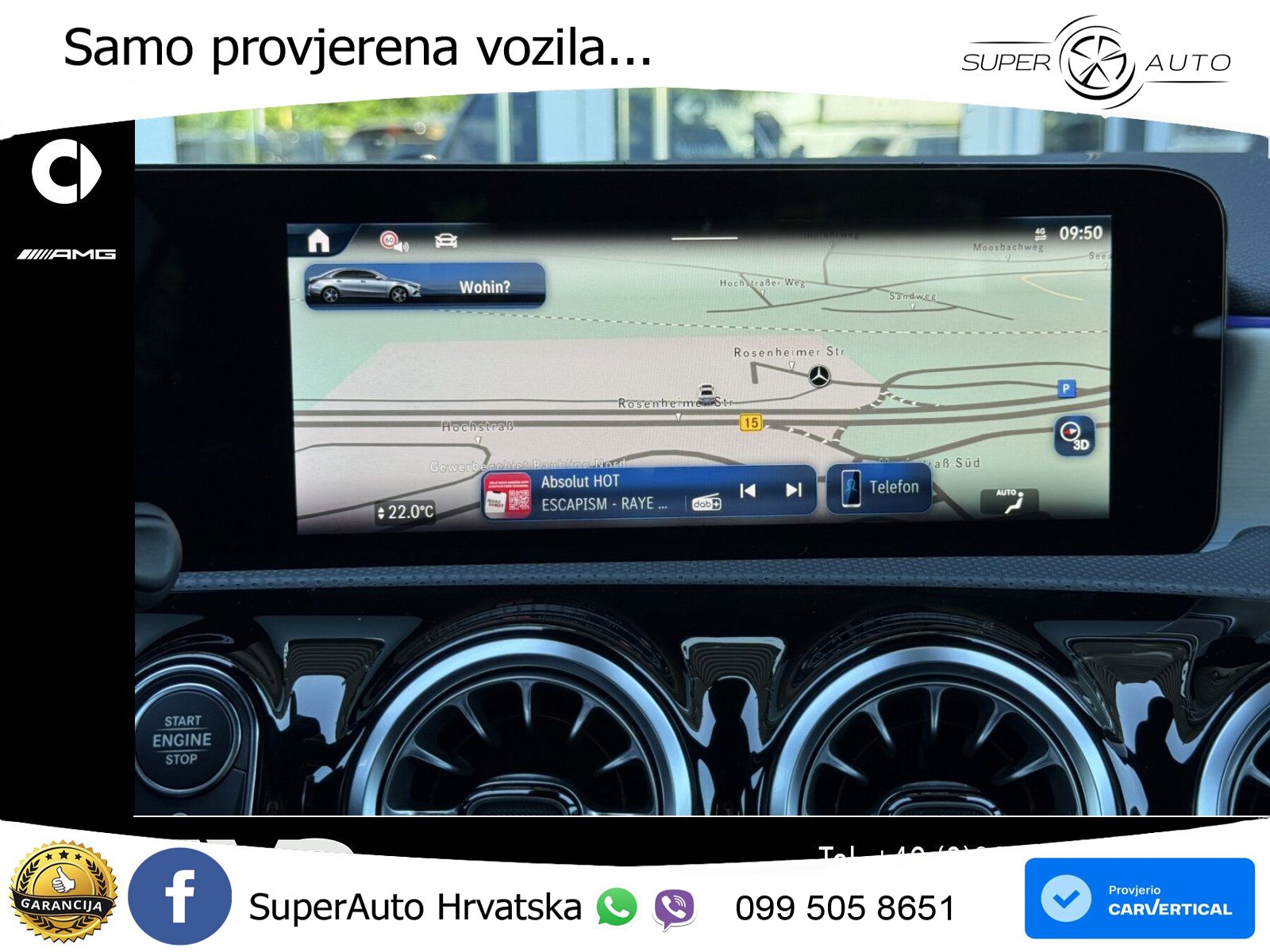 Mercedes-Benz A 200 7G-DCT AMG LED+GR SJED+ACC