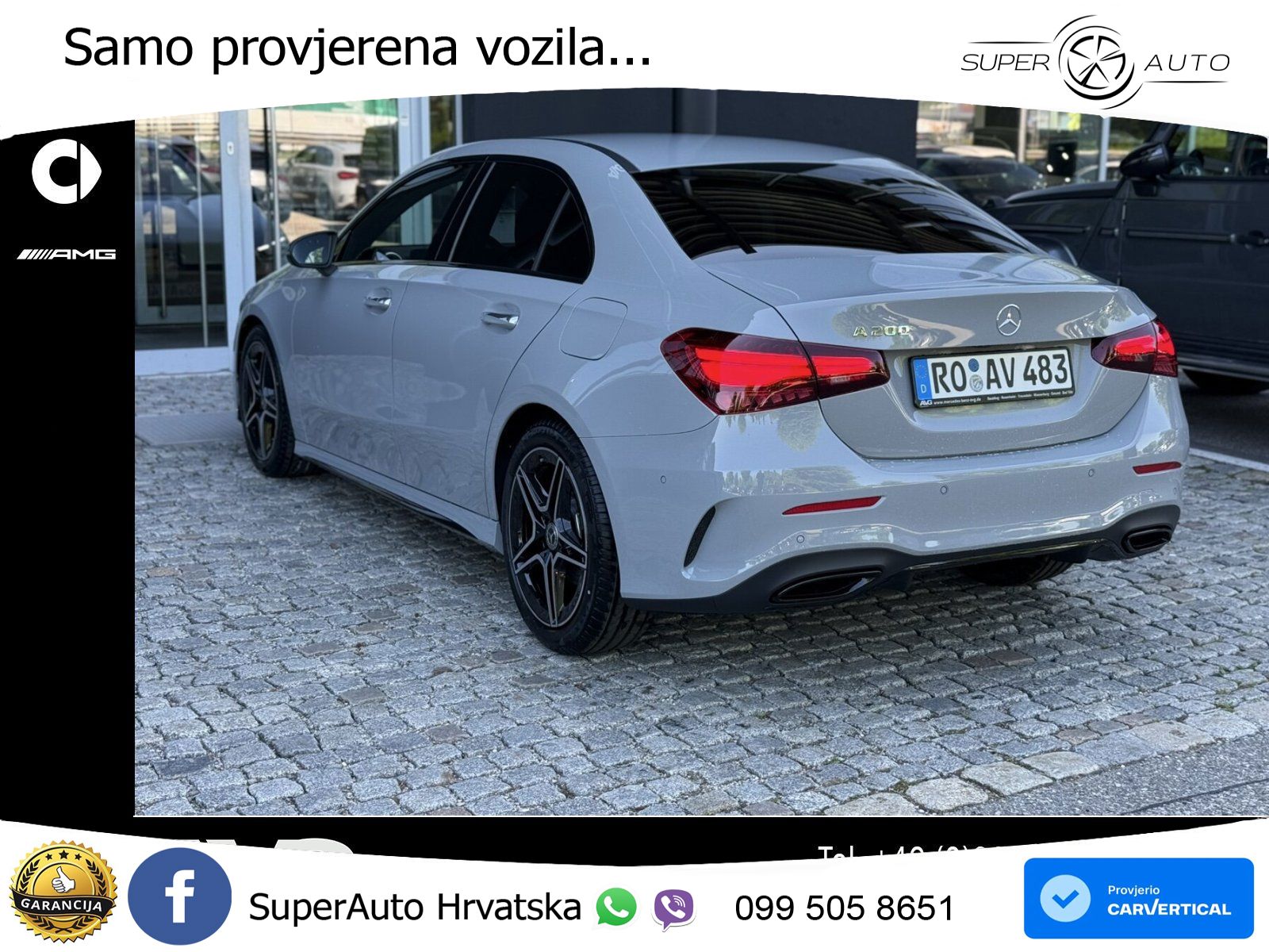 Mercedes-Benz A 200 7G-DCT AMG LED+GR SJED+ACC