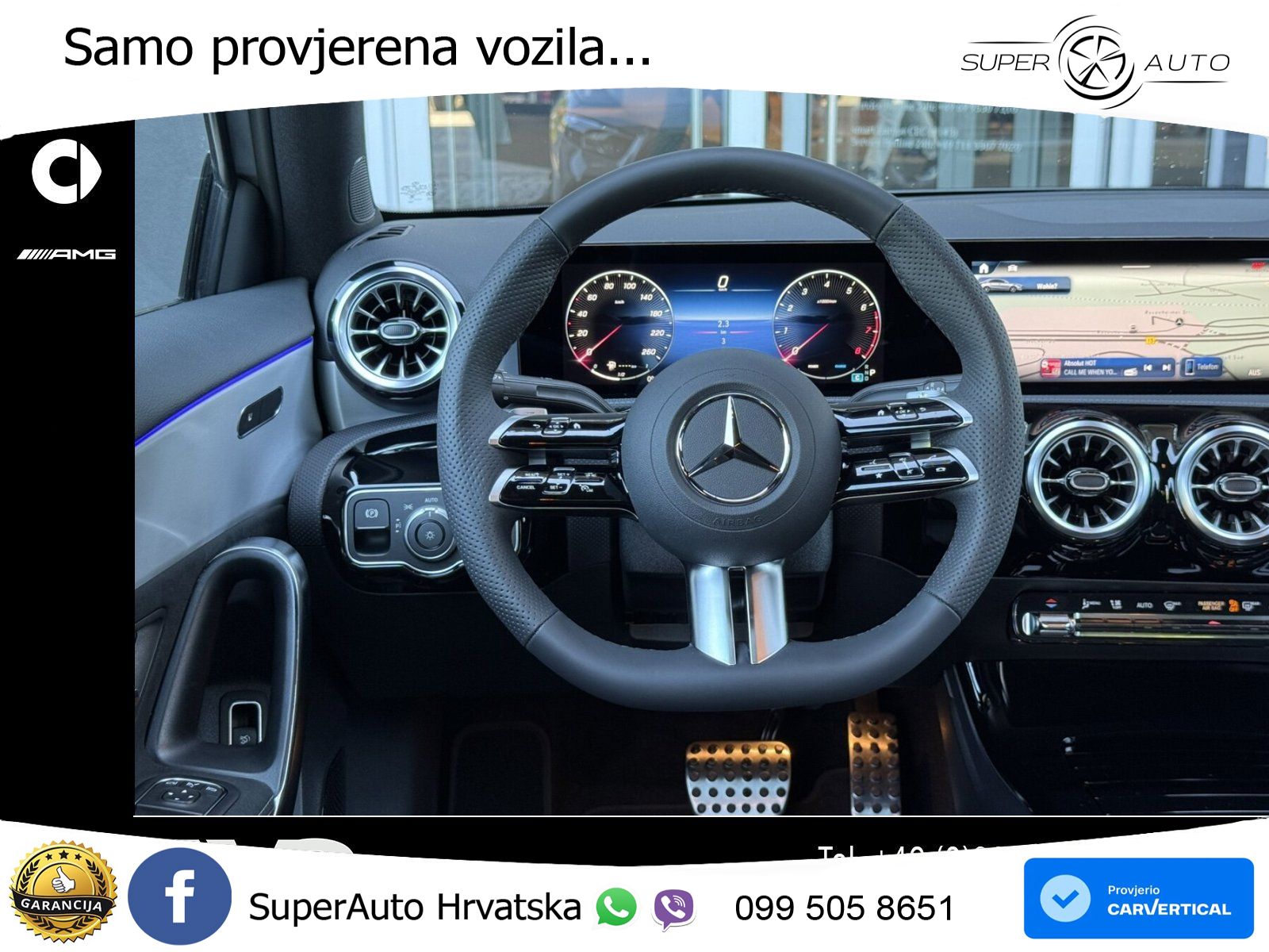 Mercedes-Benz A 200 7G-DCT AMG LED+GR SJED+ACC