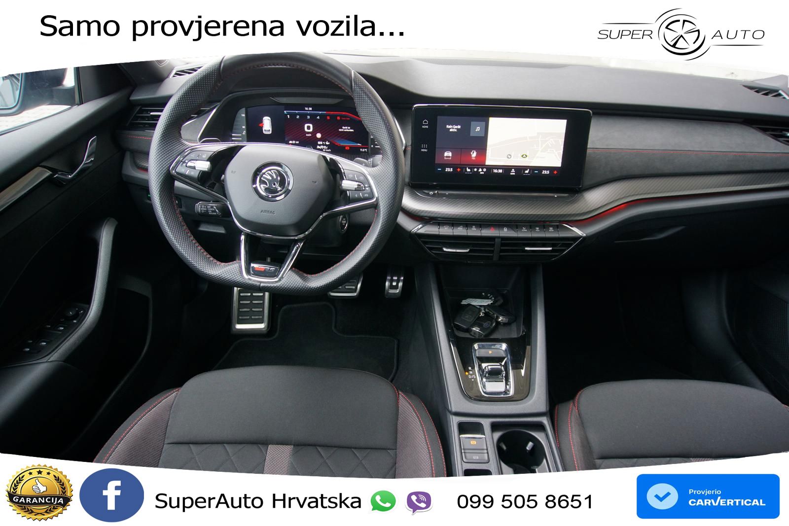 Škoda Octavia Combi RS 2.0 TDI (200 KS) DSG LED+GR SJED+ACC