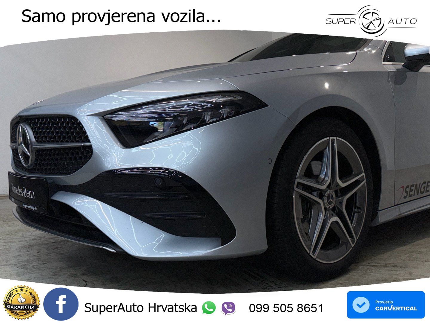 Mercedes-Benz A 200 7G-DCT AMG LED+GR SJED+ACC