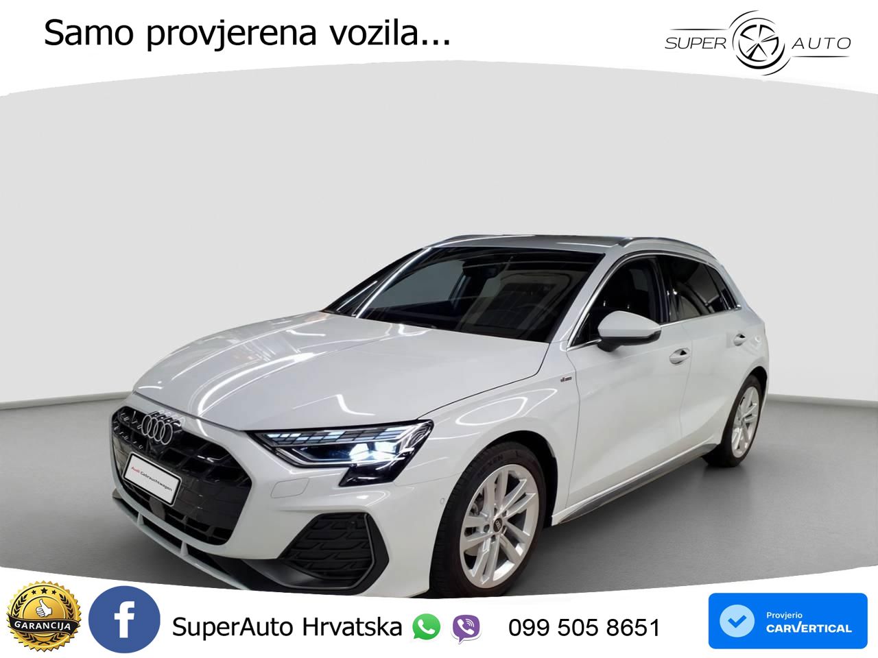 Audi A3 Sportback 30 TFSI (116 KS) S line LED+GR SJED+ACC