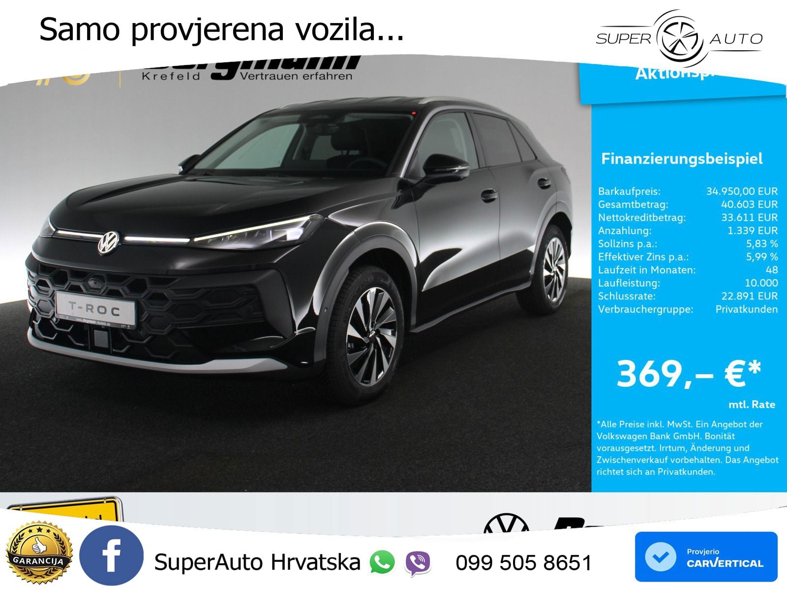 Volkswagen T-Roc II 1.5 eTSI (150 KS)  DSG MATRIX+GR SJED+KAM