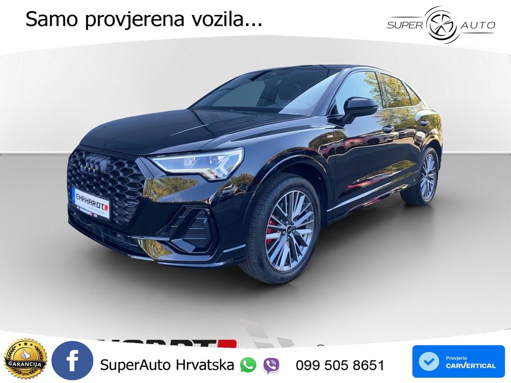 Audi Q3 Sportback 40 TFSI (190 KS) quattro S tronic S line LED+GR SJED+ACC